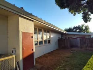 Commercial gutter installation - Corning High School 1