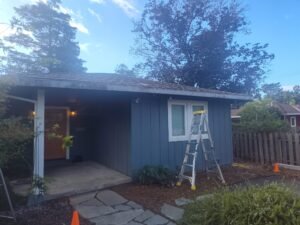 Residential Gutter installation-before picture