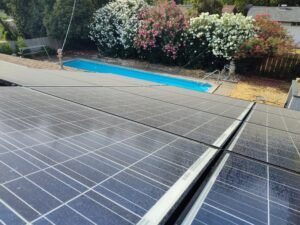 Residential solar cleaning - before picture 2