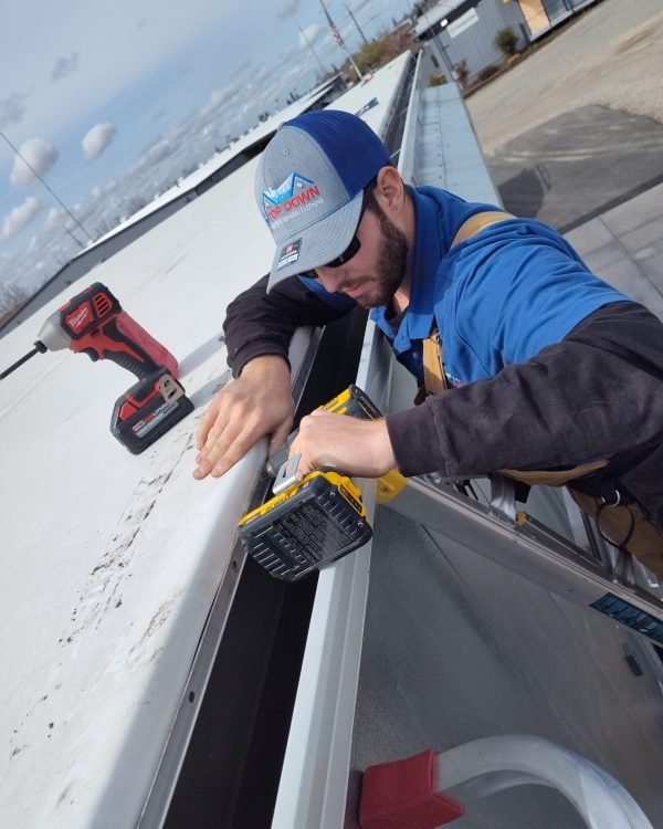 New Gutter System being installed