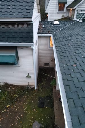 Micro mesh gutter guards installed on a new gutter system in Chico CA